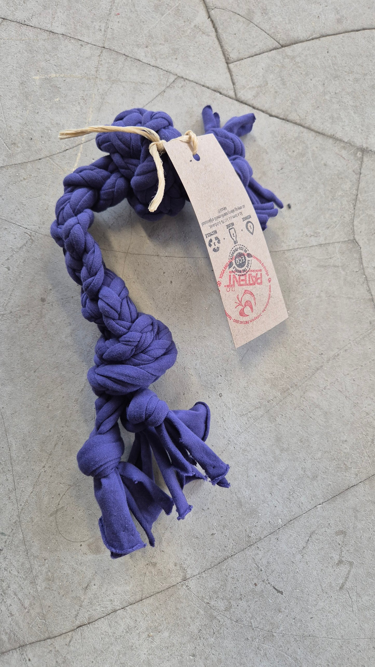 Organikus pamut kötélkutyajáték