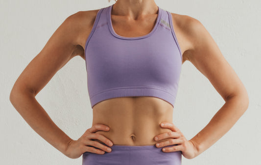 Organikus pamut sportmelltartó - Orgona - PatentDuo