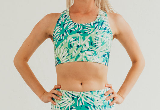 Prémium mintás Technikai sportmelltartó JUNGLE - PatentDuo