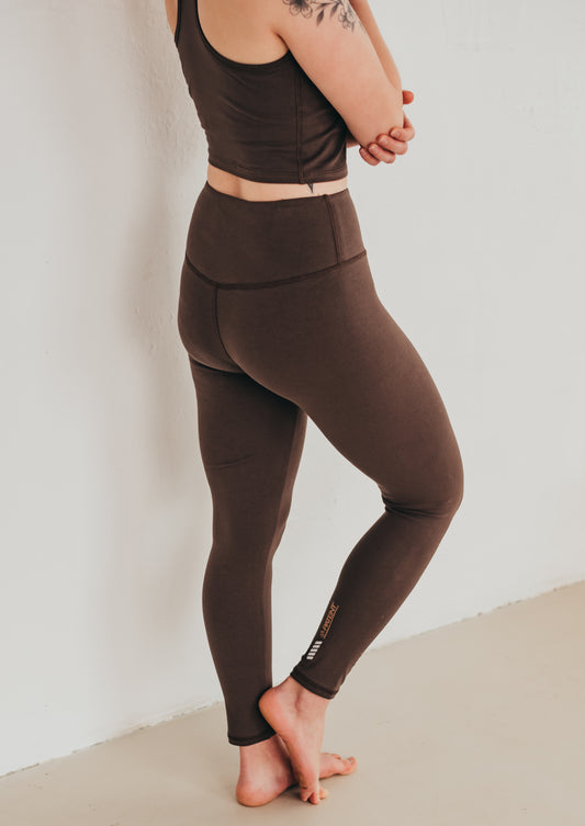 Női organikus pamut jóga- és sport leggings - Terra Nude - PatentDuo