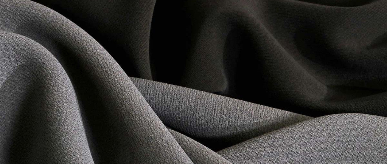 Poliészter anyag közelről lefotózva