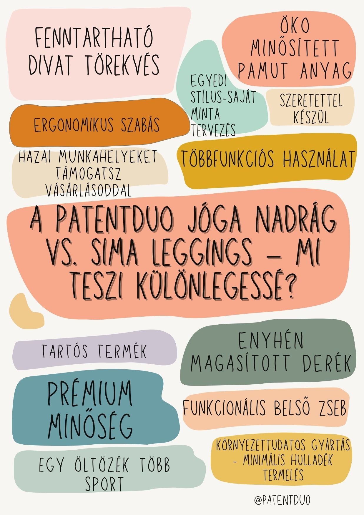 Prémium Technikai Norvég kék bokanadrág LIMITÁLT Nr.2 - "NE PÁNIKOLJ SPORTOLJ X PATENTDUO"