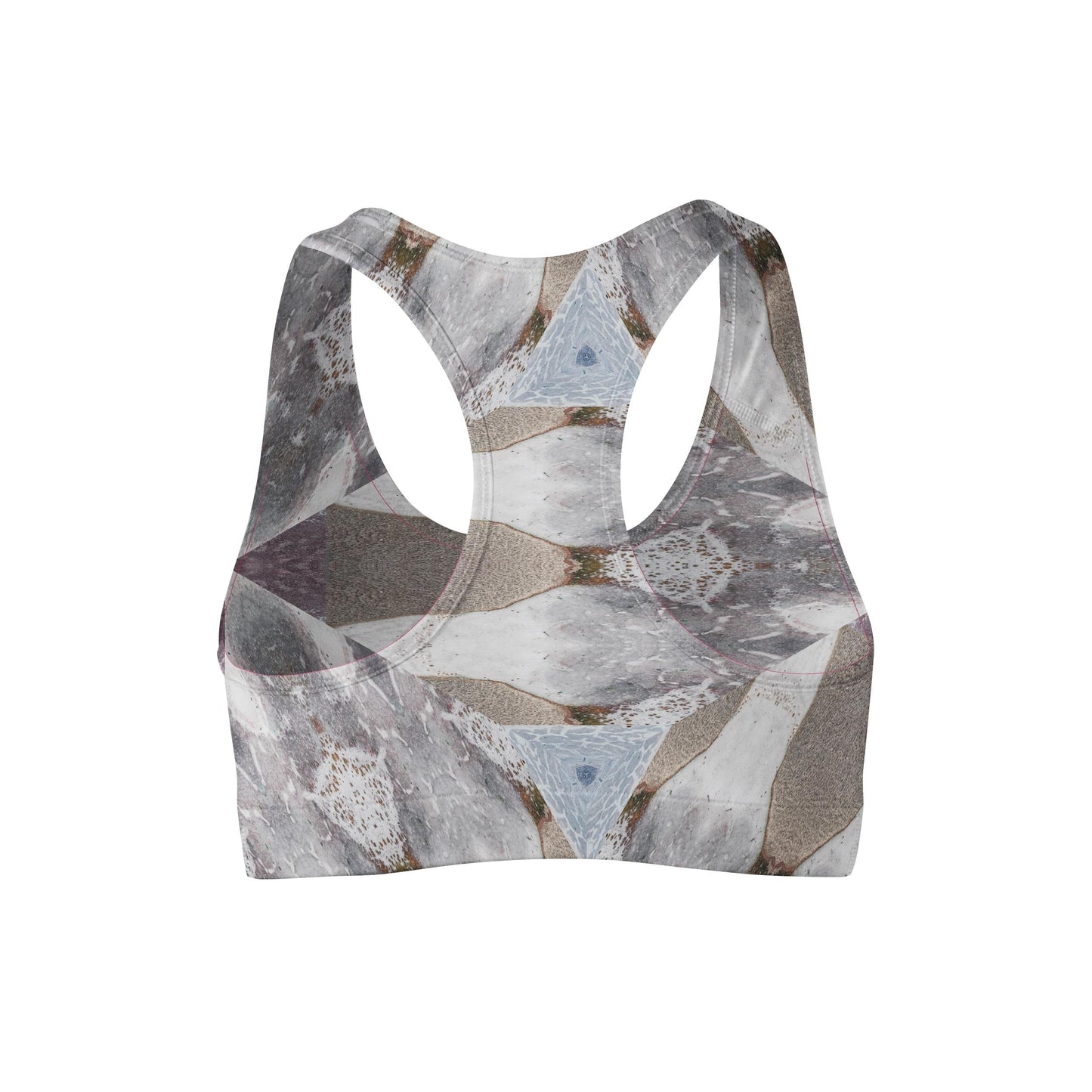 Prémium mintás Technikai jóga, pilates sportmelltartó Grayandblue LXL méret - PatentDuo