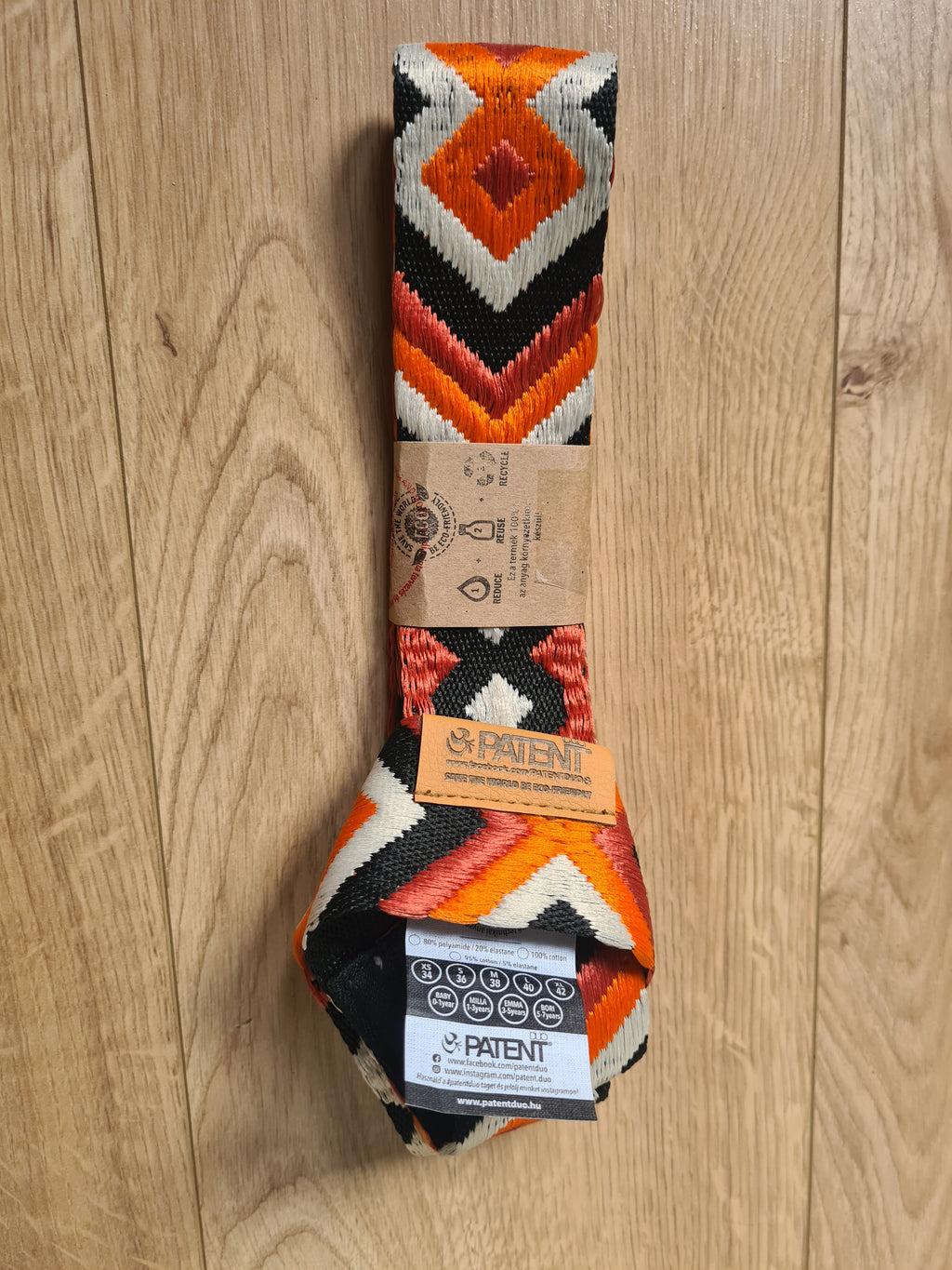 PATENTDUO 2in1 - jóga heveder és matractartó együtt ETHNO INDIAN - PatentDuo