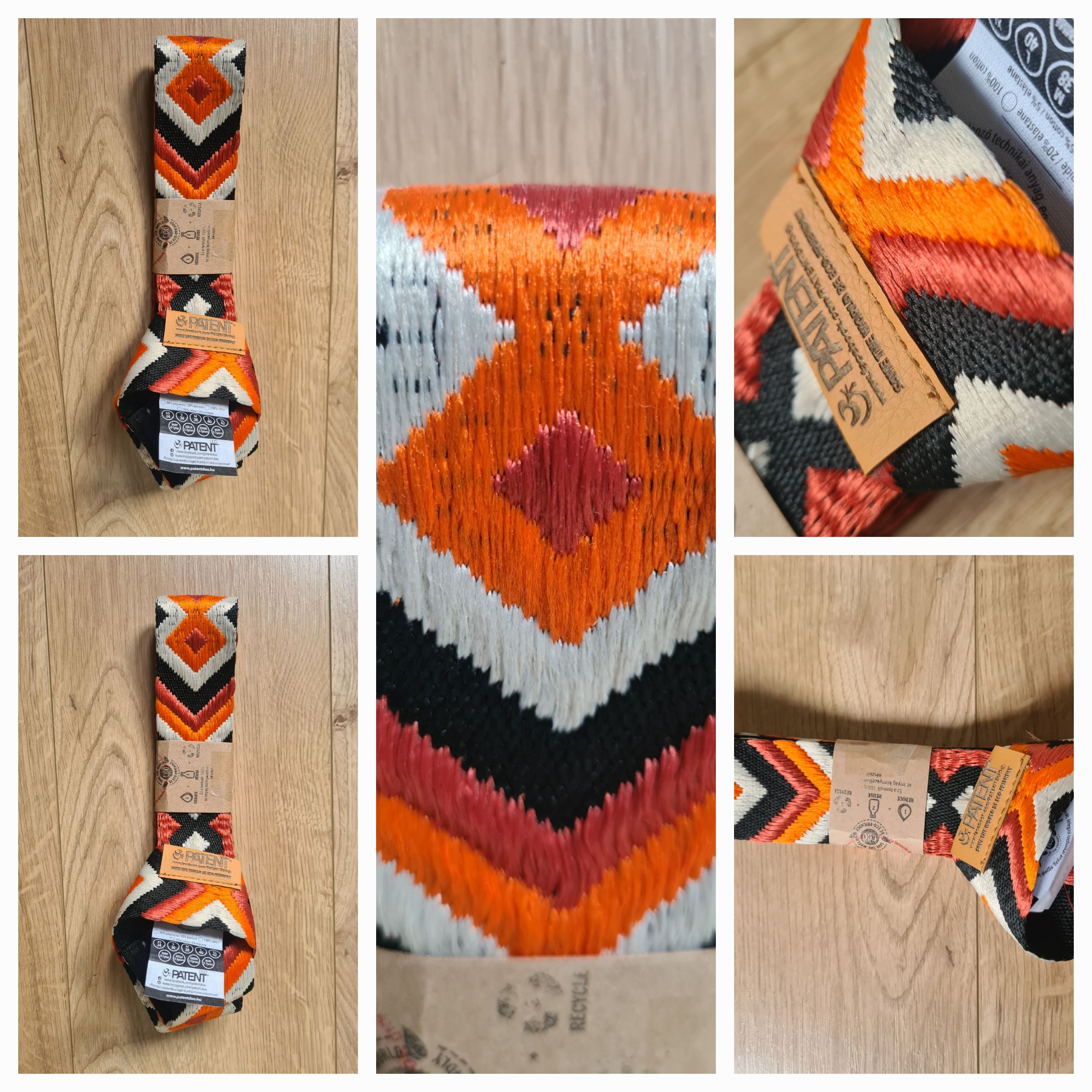 PATENTDUO 2in1 - jóga heveder és matractartó együtt ETHNO INDIAN - PatentDuo