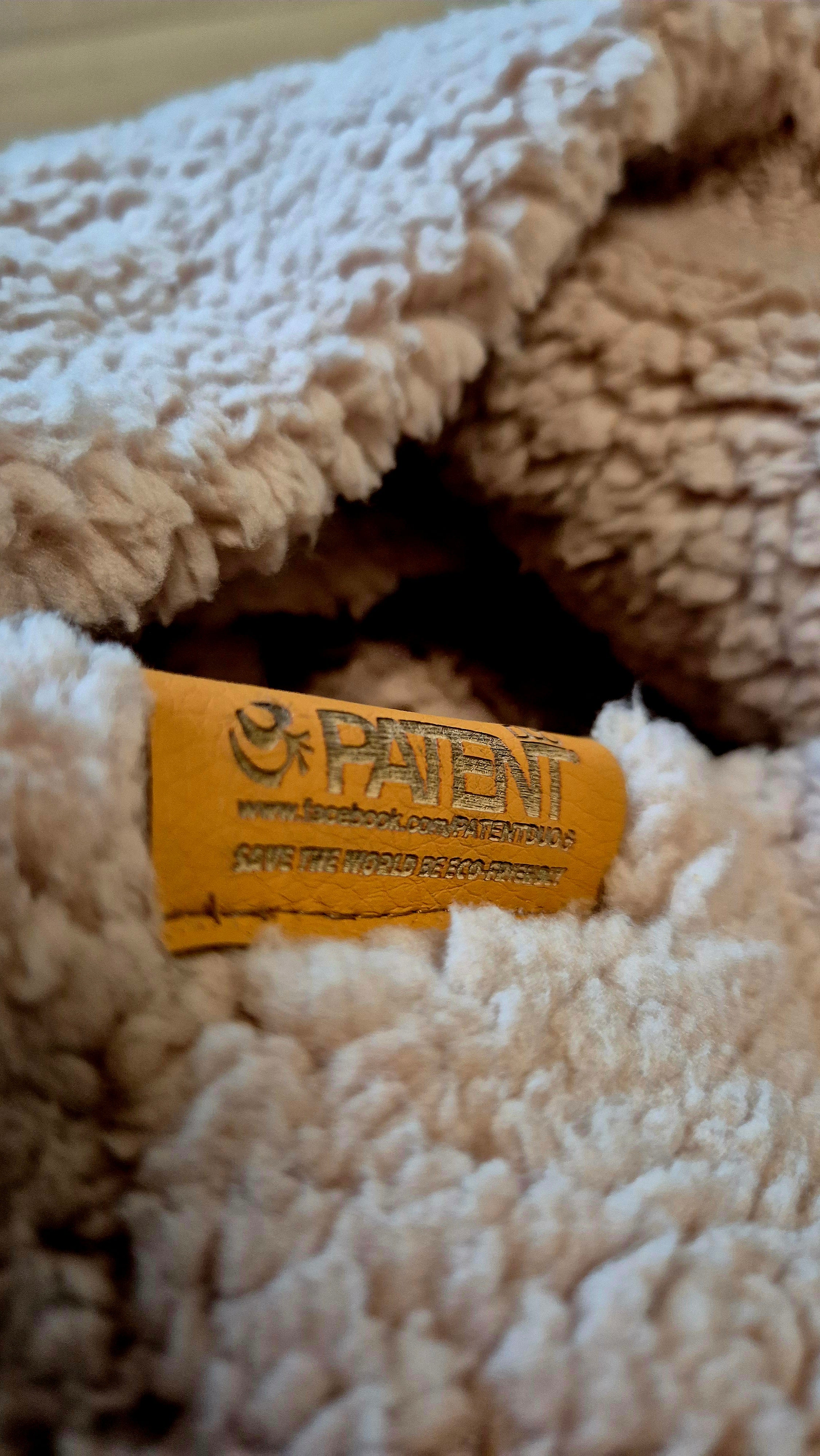 PatentDuo SHERPA neck warmer - tube scarf - MOCHA