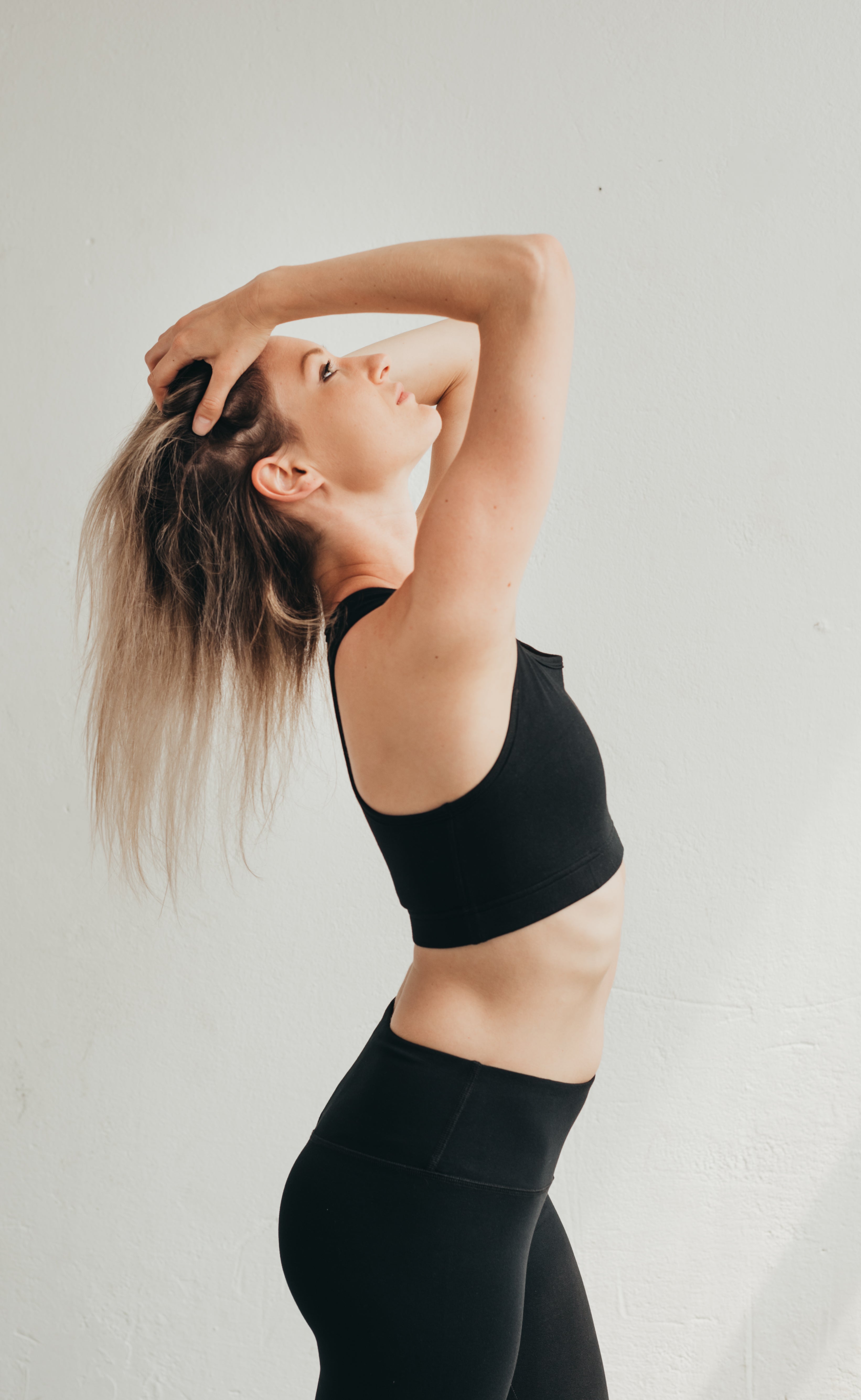 Fekete Fekete  organikus pamut cica nadrág leggings szet joga pilatesre