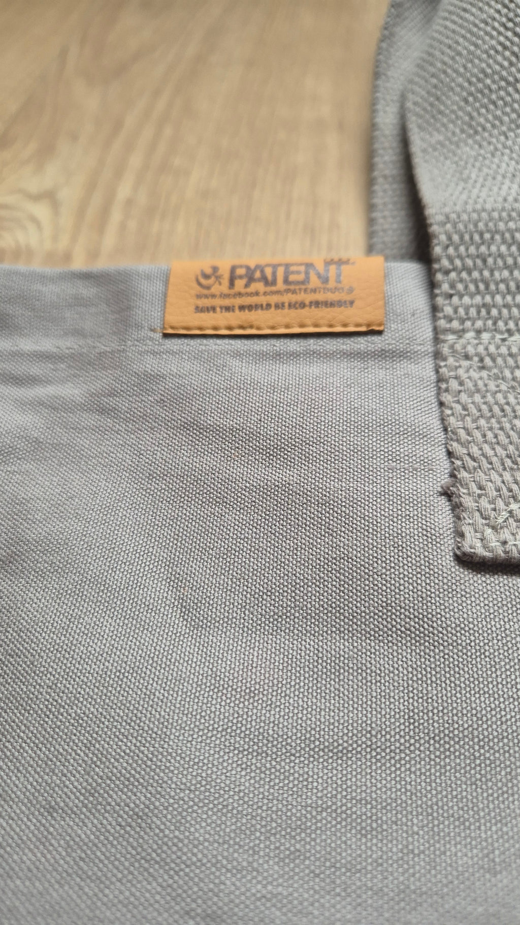 Gray joga shopper
