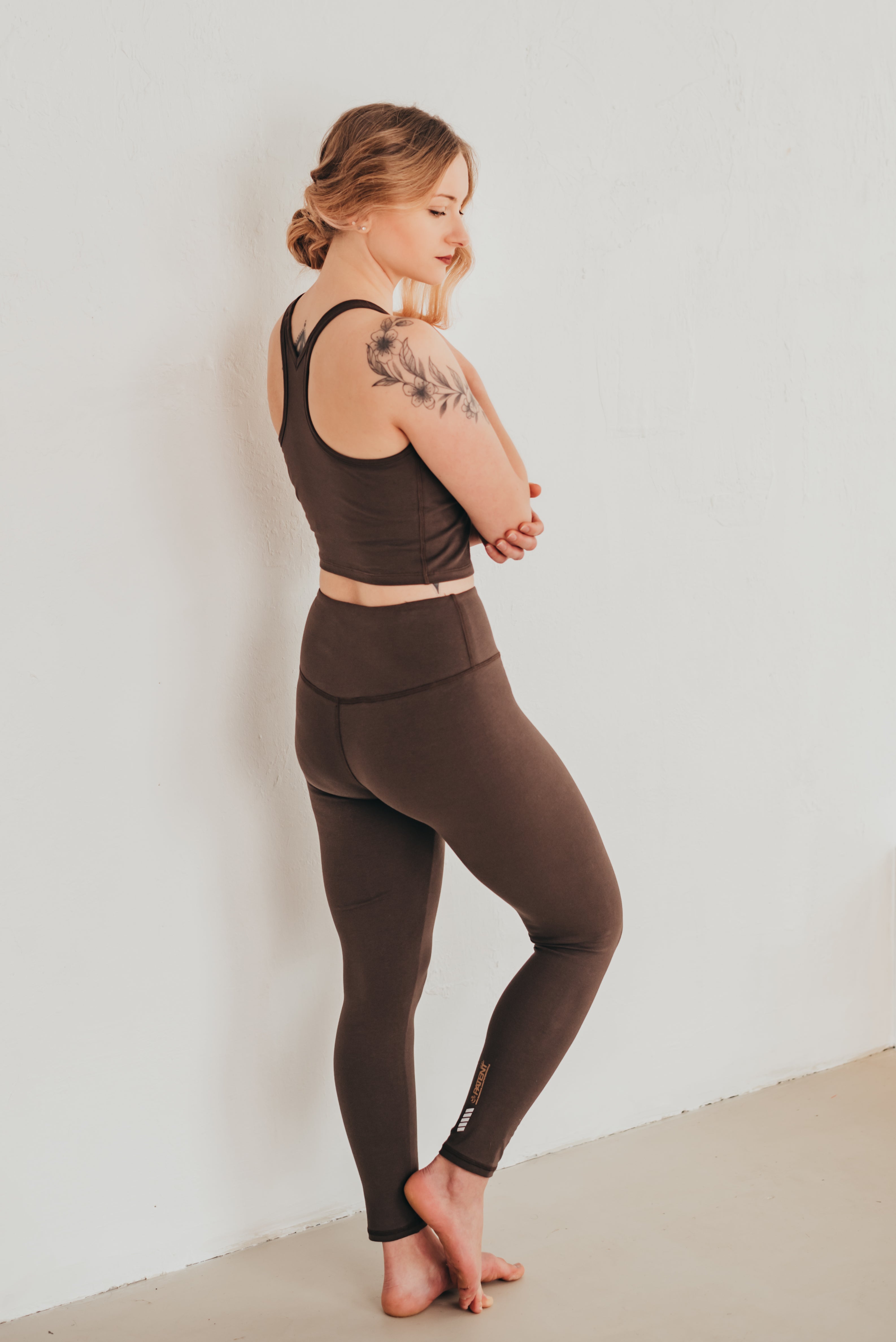 Terra-Nude organikus pamut overál cica nadrág leggings szet joga pilatesre gym