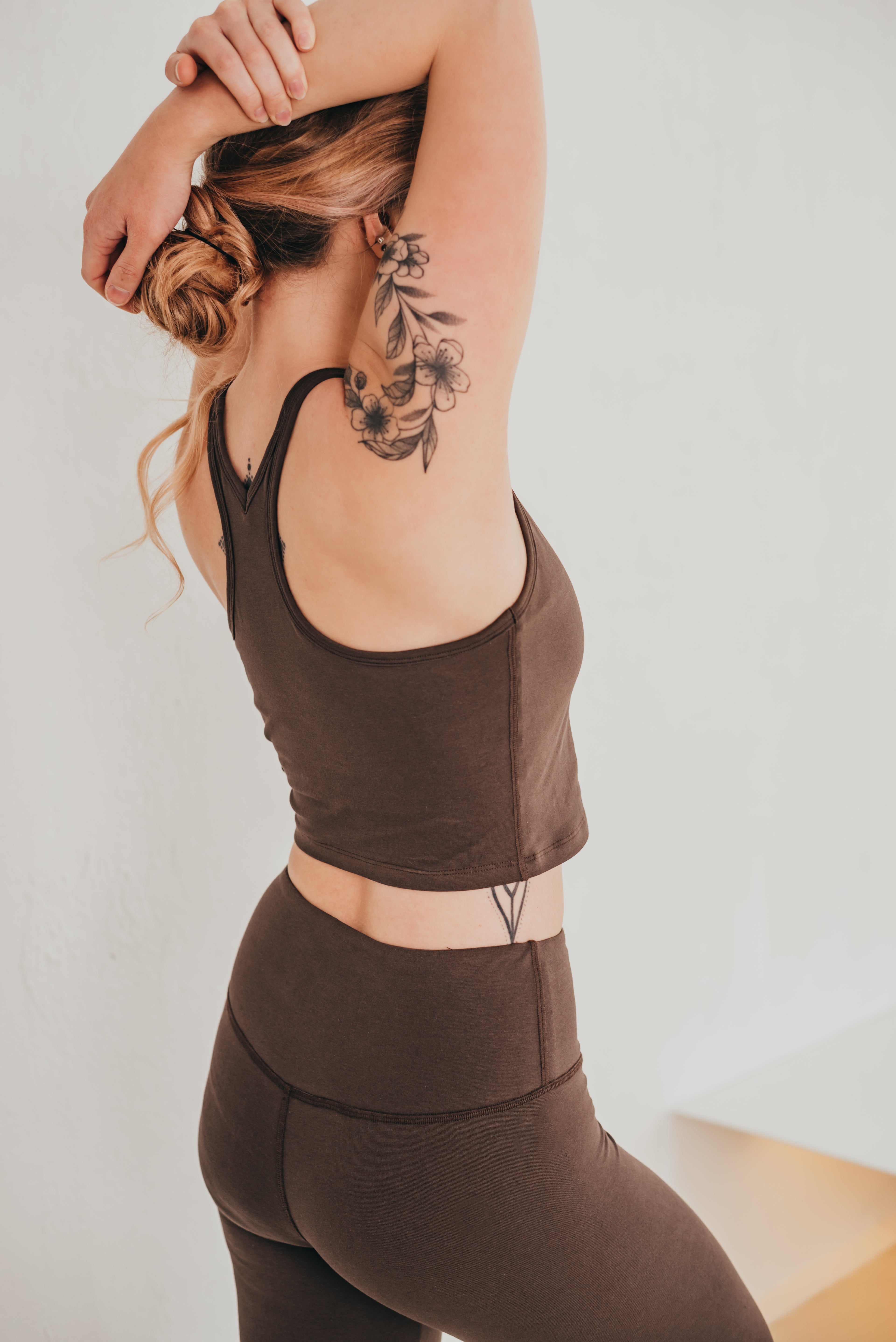 Terra-Nude organikus pamut overál cica nadrág leggings szet joga pilatesre gym