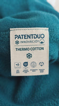 Petrol thermo meleg bélelt leggings