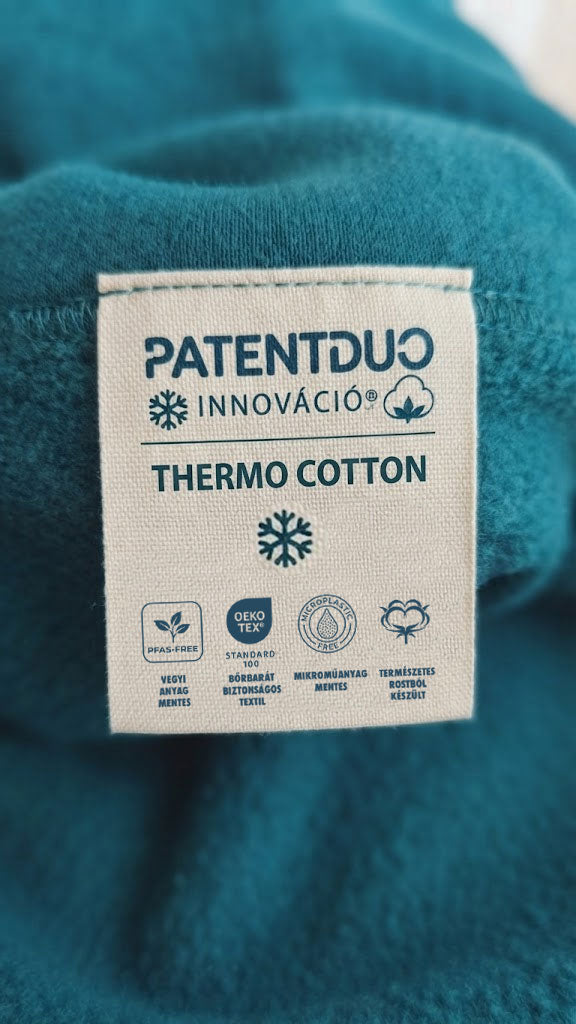 Petrol thermo meleg bélelt leggings