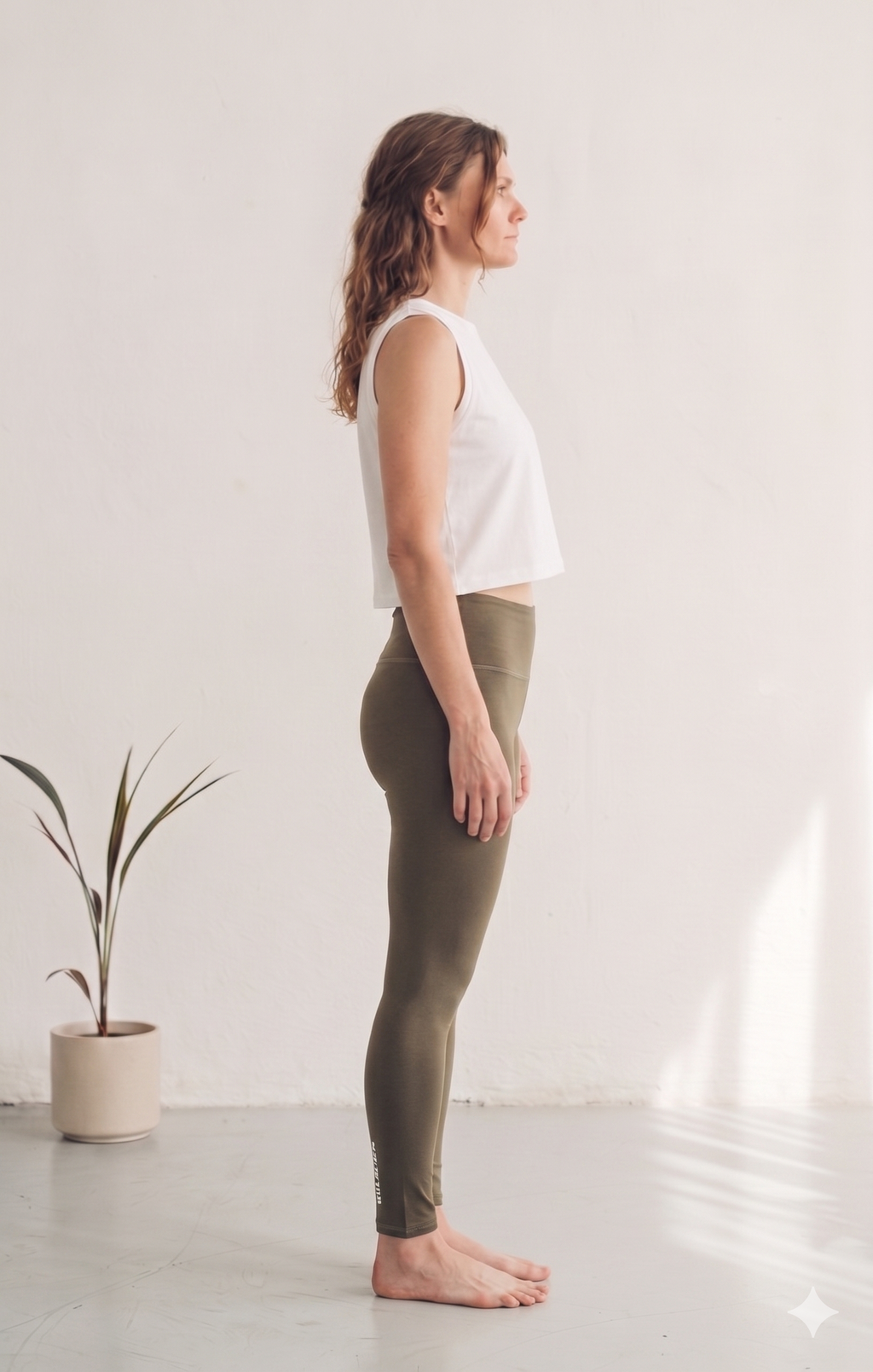 Fehér pamut bio trikó jóga pilates edzés szagmentes