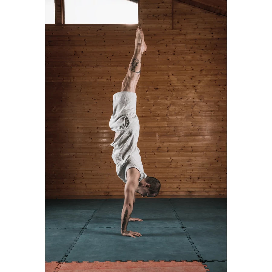 Yoga-T-Shirt aus Bio-Baumwolle
