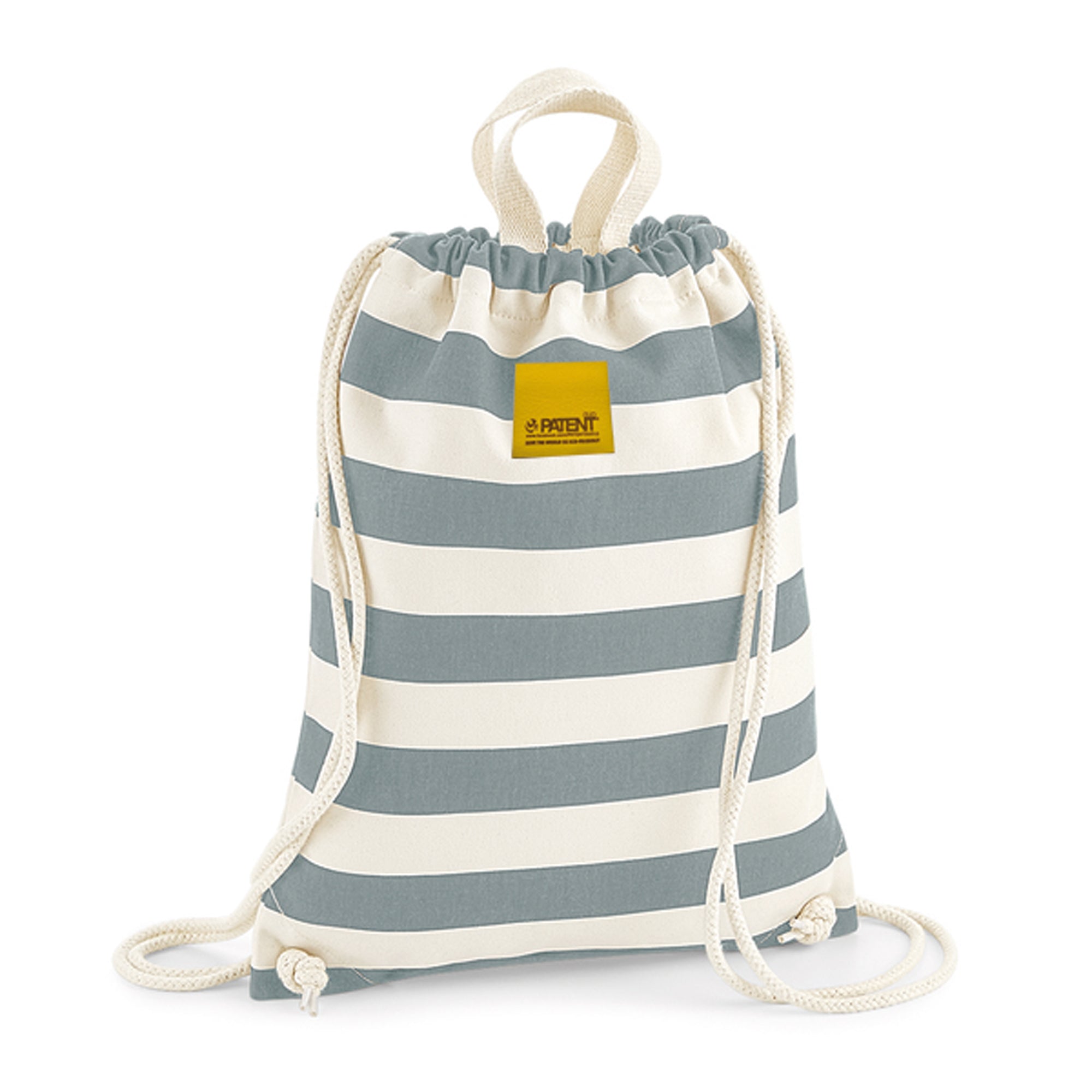 Organic gymbag - szürke csíkos - PATENT DUO - PatentDuo