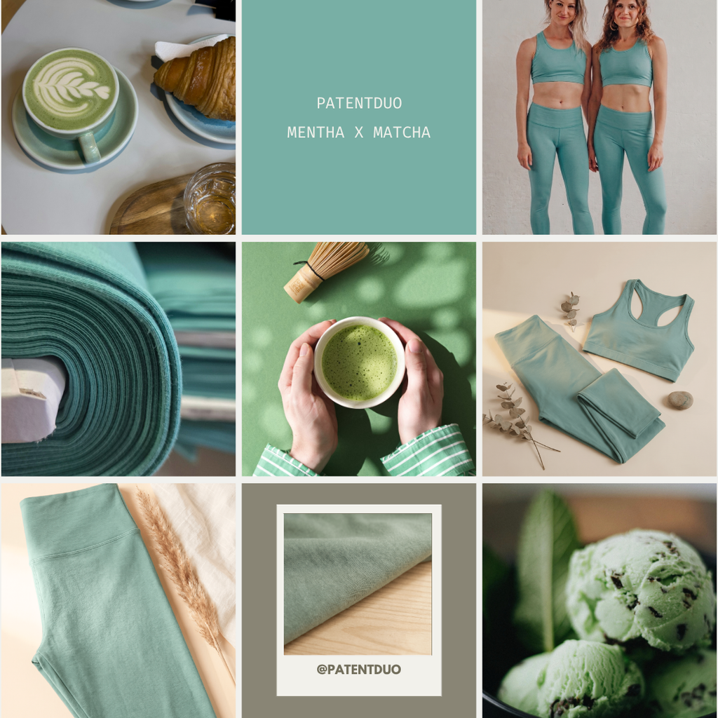 Matcha Mentha limitált pamut leggings