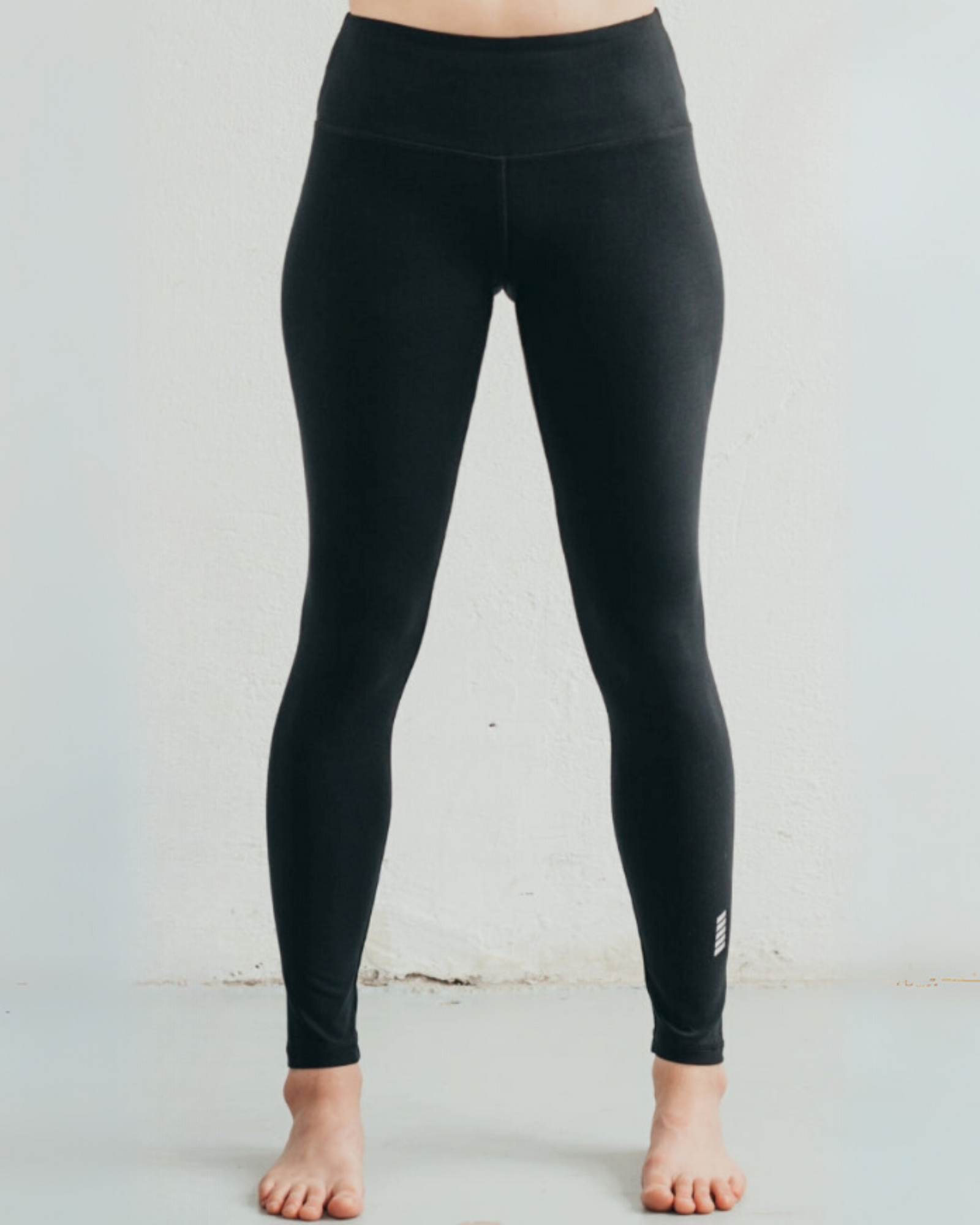 Tavaszi organikus pamut meleg leggings – Fekete