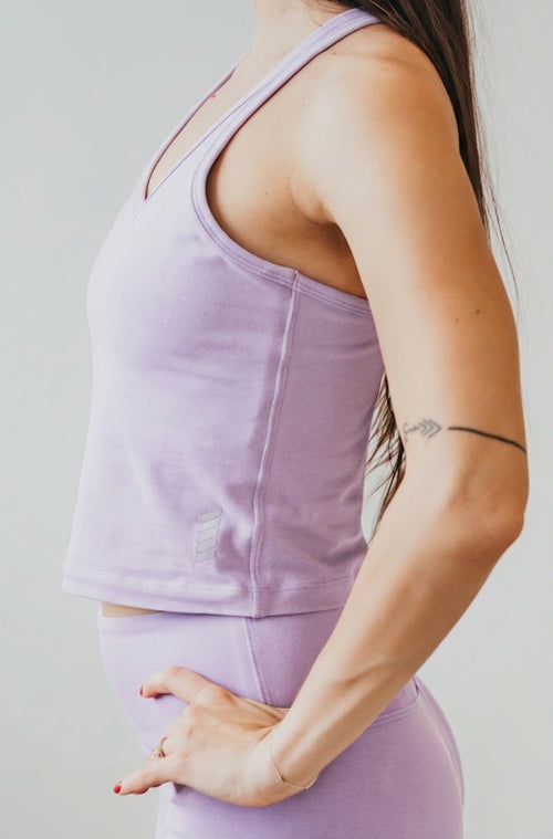 Orgona pamut jóga tanktop oldalról