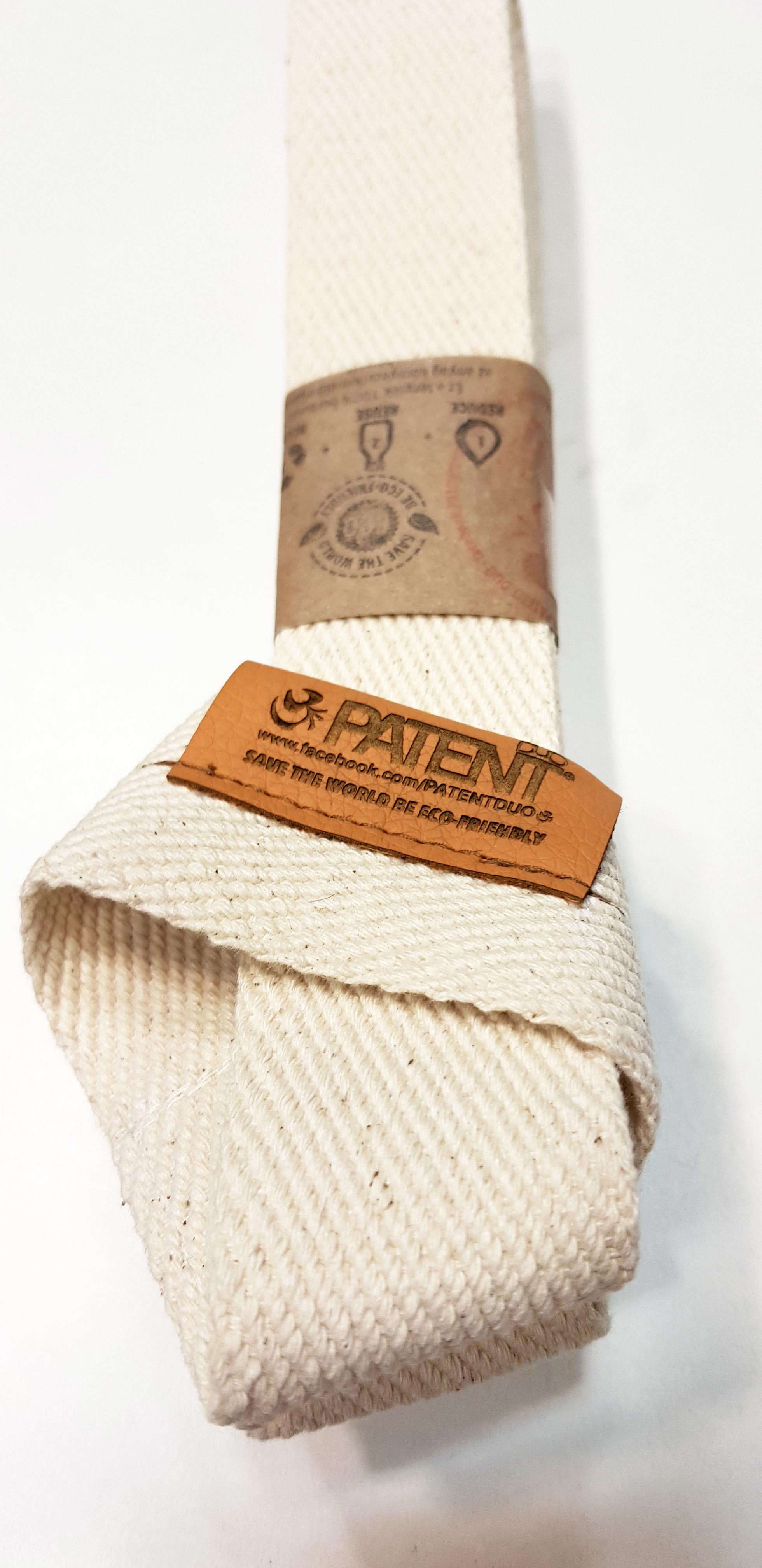 PATENTDUO 2in1 - jóga heveder és matractartó együtt NATUR - PatentDuo