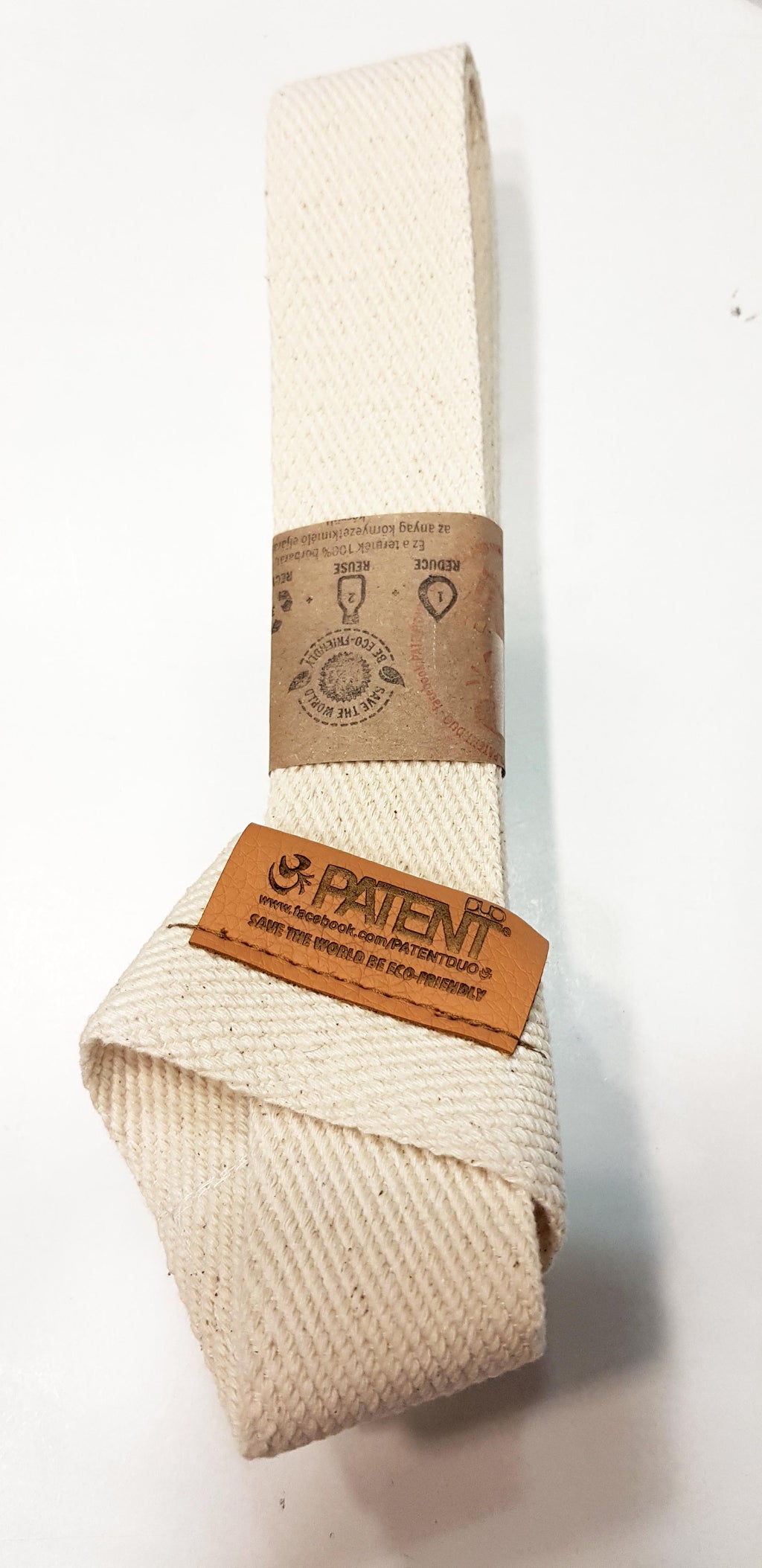 PATENTDUO 2in1 - jóga heveder és matractartó együtt NATUR - PatentDuo