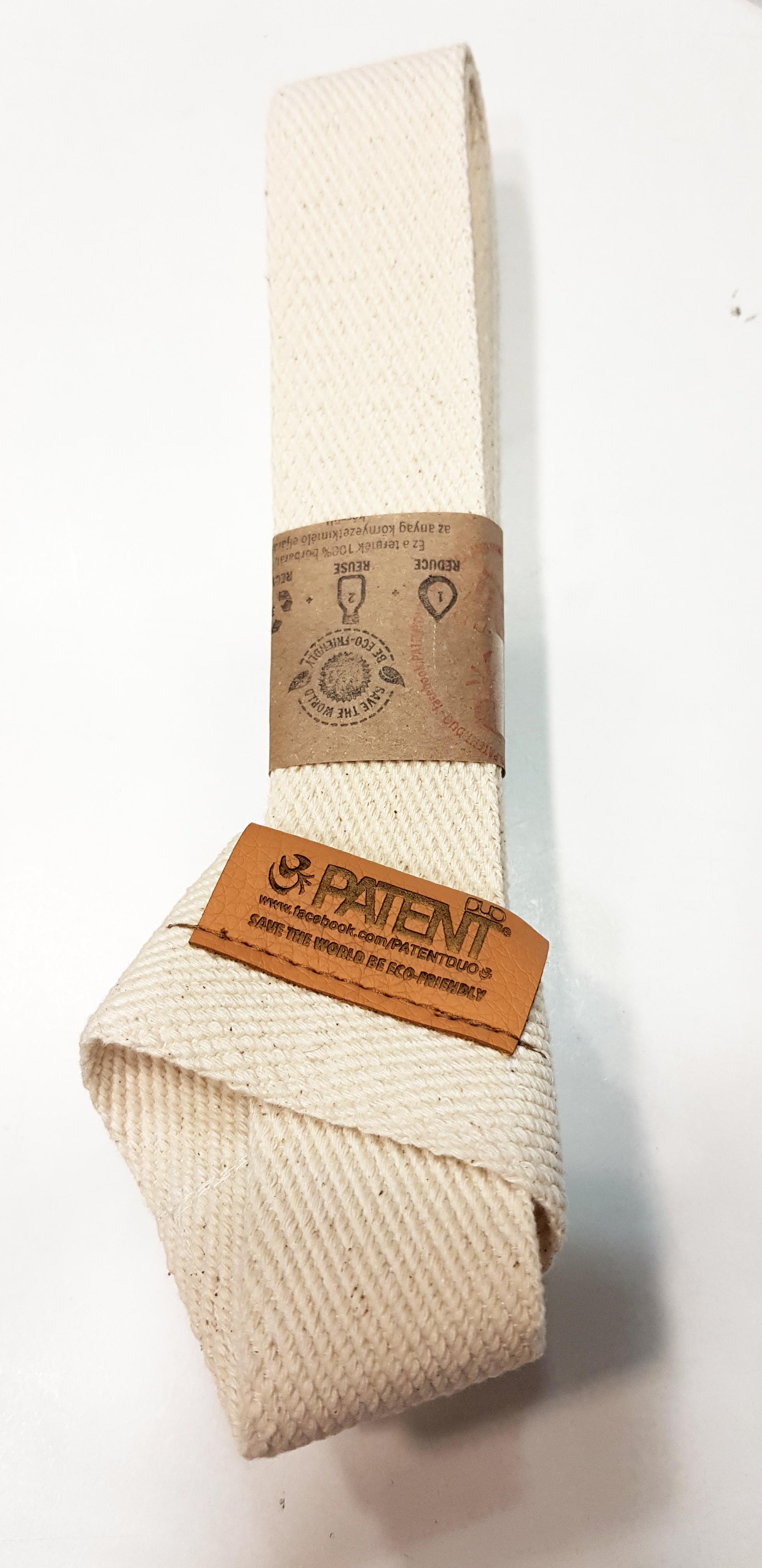 PATENTDUO 2in1 - jóga heveder és matractartó együtt NATUR - PatentDuo